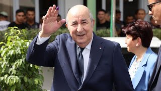 Le président algérien Abdelmadjid Tebboune réélu au terme d&#39;un scrutin sans suspense • FRANCE 24