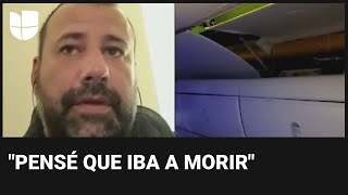 Pasajero cuenta el pánico que vivió durante turbulencias de un vuelo entre España y Uruguay