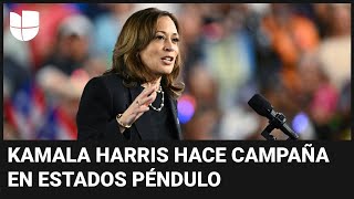 Kamala Harris hará campaña junto a Los Tigres del Norte, Maná y JLo en estados clave