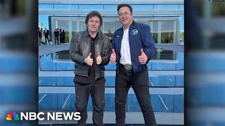 ELON AB [CBOE] Argentina&#39;s president meets with Elon Musk amid growing crisis back home