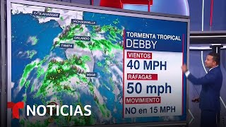 La costa oeste de Florida se alista para la inminente llegada de la tormenta tropical Debby