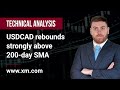 USD/CAD - Technical Analysis: 12/05/2023 - USDCAD rebounds strongly above 200-day SMA