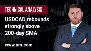 USD/CAD Technical Analysis: 12/05/2023 - USDCAD rebounds strongly above 200-day SMA
