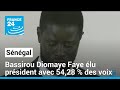 Sénégal : Bassirou Diomaye Faye élu avec 54,28 % des voix, selon les résultats officiels provisoires