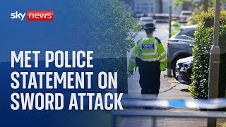 Watch live: Emergency services deliver statement on London sword attack