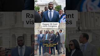 Rapper 50 Cent visits Congress