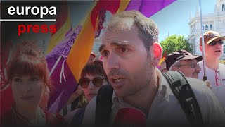 El coordinador general de IU Andalucía califica de &quot;éxito&quot; la marcha republicana en Madrid