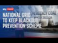 National Grid to keep blackout prevention scheme THIS winter