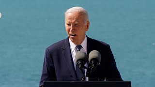 JOE À la Pointe du Hoc, Joe Biden refuse de &quot;croire que la grandeur des États-Unis est fanée&quot;