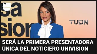 Ilia Calderón será presentadora única del Noticiero Univision tras la salida de Jorge Ramos