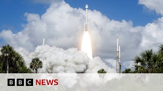BOEING COMPANY THE Boeing Starliner astronaut capsule launches on third attempt | BBC News