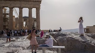 AKROPOLIS 43° in Athen - Akropolis wegen Hitzewelle in Griechenland zeitweise geschlossen