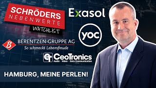 YOC AG O.N. Schröders Nebenwerte-Watchlist: Berentzen, YOC, CeoTronics, Exasol - Hamburg, meine Perlen!