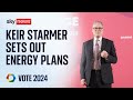 Sir Keir Starmer delivers speech in Scotland on Great British Energy plan