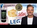 Märkte am Morgen: Bitcoin, Eli Lilly, Intel, Monster, DAX, Siemens, CoBa, Rheinmetall, LEG, SMA