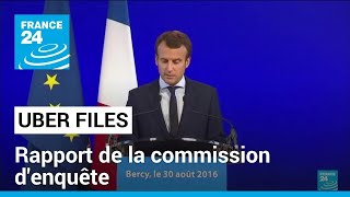 UBER INC. Uber Files : la commission d&#39;enquête relève les liens étroits entre Emmanuel Macron et la plateforme