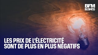 Les prix de l’électricité sont de plus en plus négatifs