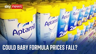 DANONE Supermarket baby formula prices could fall as manufacture Danone lowers cost