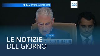 Le notizie del giorno | 24 novembre - Serale