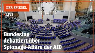 UBER INC. Livestream: So debattiert der Bundestag über die Spionage-Affäre der AfD | DER SPIEGEL