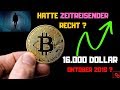 BITCOIN AUF 16.000 DOLLAR?! Behalten die Zeitreisenden recht???