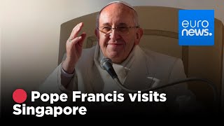 MASS 🔴 LIVE | Pope Francis presides over mass and homily in Singapore | euronews 🇬🇧