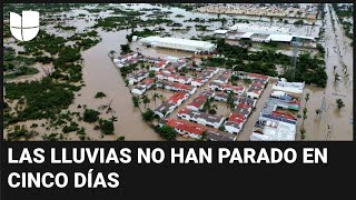 Inundaciones provocadas por el huracán John tienen a decenas de personas atrapadas en Acapulco