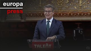 GANA Feijóo afea al PSOE que defienda ahora que &quot;gobierne el que gana en Cataluña&quot; y no tras el 23J