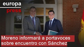 S&U PLC [CBOE] Moreno convocará a los portavoces de los grupos para informarles de su reunión con Sánchez