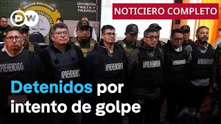🔴DW Noticias 27 de junio:Bolivia abre nuevo capítulo de incertidumbre política tras intento de golpe