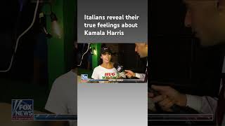 &#39;Jesse Watters Primetime&#39; asks Italians how they feel about Kamala Harris #shorts