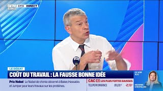 Nicolas Doze face à Jean-Marc Daniel : Coût du travail, la fausse bonne idée