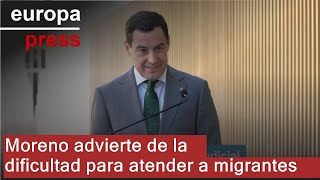 Moreno dice que &quot;no va a ser fácil aguantar mucho tiempo&quot; la solidaridad en migración