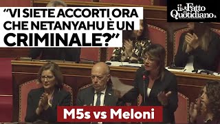 L&#39;ironia di Bevilacqua (M5s) sul governo: &quot;Vi siete accorti ora che Netanyahu è un criminale?&quot;