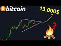 BITCOIN 13.000$ SI ON CASSE VERS LE HAUT !? btc analyse technique crypto monnaie
