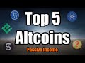 Top 5 Best Cryptocurrencies for Passive Income | Best Staking Coins in 2020