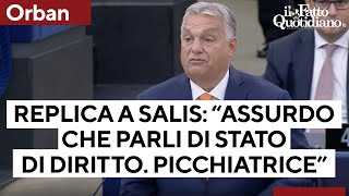 La replica di Orban all&#39;attacco di Ilaria Salis: &quot;Assurdo parli di stato di diritto. Picchiatrice&quot;