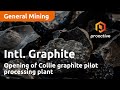 International Graphite talks opening of Collie graphite pilot processing plant