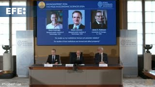 NOBEL Daron Acemoglu, Simon Johnson y James Robinson, Premio Nobel de Economía 2024