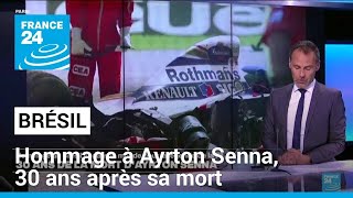 Le Brésil rend hommage à Ayrton Senna 30 ans après sa mort • FRANCE 24
