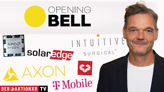 INTUITIVE SURGICAL INC. Opening Bell: T-Mobile US, AMD, SolarEdge, PDD Holdings, Axon Enterprise, Intuitive Surgical