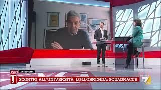 Università, Padellaro: &quot;Lollobrigida parla di squadracce? E&#39; antifascista come Scurati, allora&quot;