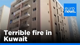 At least 41 dead in residential building fire in Kuwait