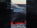 Imágenes de la erupción de un volcán en Islandia