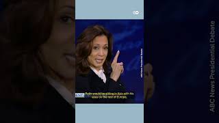 &#39;Putin would be sitting in Kyiv&#39; - Kamala Harris on Donald Trump&#39;s foreign policy | DW News