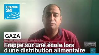 INTERNATIONAL DISTRIBUTION SVCS PLC ADR Gaza : frappe israélienne sur une école lors d&#39;une distribution alimentaire • FRANCE 24