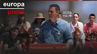 Sánchez insta a decidir entre la democracia o el &quot;barrizal&quot; de PP y Vox
