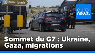 Le G7 s&#39;ouvre ce jeudi en Italie