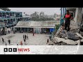 Israeli strike on Gaza UN shelter kills at least 27, local officials say | BBC News