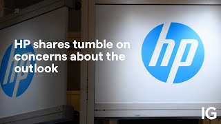 HP INC. HP shares tumble on concerns about the outlook
